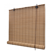 VIDAXL rolo zavjesa od bambusa 120x220cm, smeđa