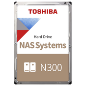 TOSHIBA N300 8TB 3.5 7200rpm 512MB SATA HDWG780EZSTA