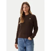 Guess Jeans Pulover W4BR08 Z3HM1 Rjava Regular Fit