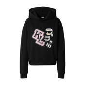 Karl Lagerfeld Sweater majica, bež / svijetlosiva / roza / crna