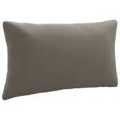 Vidaxl Hrbtna blazina PUTTEN 100% poliester Siva 80 x 40 x 15 cm