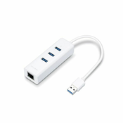 TP-Link USB 3.0 Gbit Ethernet Adapter & 3x USB hub, UE330 UE330