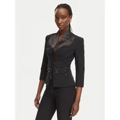 Elisabetta Franchi Suknjič GI-202-61E2-V590 Črna Regular Fit