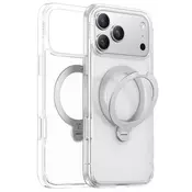 Premium ovitek Torras Ostand Spin za iPhone 17 Pro - clear