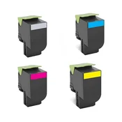 Komplet tonerjev Lexmark 802SK, 802SC, 802SM, 802SY (CX310/CX410/CX510)