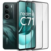 Overboard 2x kaljeno steklo za Realme C71, 3D polno, steklo za celoten zaslon