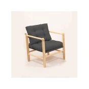 Hanah Home vrtna fotelja MYG03, 51x86x51 cm, antracit