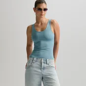 Cropp - Top na naramnice - steel blue