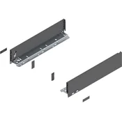 BLUM LEGRABOX pure stranica predala, višina M, NL 400, orion siva, mat