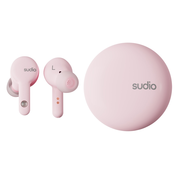 Bežicne slušalice Sudio - A2, TWS, ANC, ružicaste