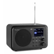 Milan DAB+/BT Radio z vgrajeno baterijo 15w črne barve