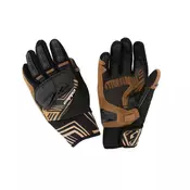 Cappa Racing Moto rokavice RIVOLLI usnjene kratke rjave