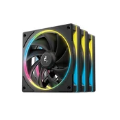 DeepCool FL12 SE, case fan black, 3-pack, 120 mm
