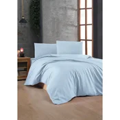 Plavi Ranforce Set Posteljine sa Duvet Pokrivacem