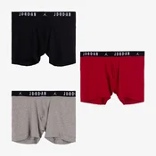 Bokserji Jordan Flight Cotton Core 3-Pack Boxer Brief Gym Red/ Black S