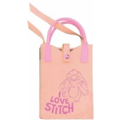 shumee Disneyjeva modna pastelna torba za čez ramo. Peach. Stitch