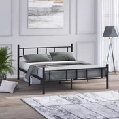 HANAH HOME Bracni krevet Akin Black 140 x 190