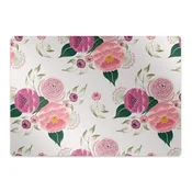 Decormat Podloga za stol Pink flowers 140x100 cm 2 cm