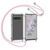 Infostyle Silikonski ovitek z vrvico pink za Google Pixel 7 Pro