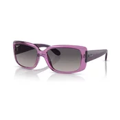 Ray-Ban Ženske naočare za sunce 0RB4389 6443M3 55, Polarizovane, Ljubičaste