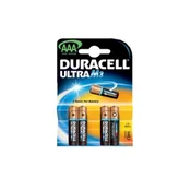 Duracell alkalne baterije Ultra Power, MX2400B4, AAA, 4 kos