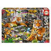Puzzle Brilliant Jungle Educa 1500 dielov a Fix lepidlo EDU19563