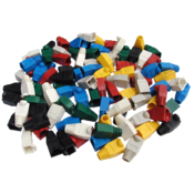 DATACOM zaščita RJ45 z mehurčkom BELA (100 kosov)