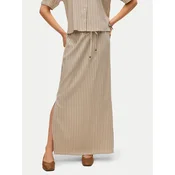 Vero Moda Maxi krilo Mymilo 10321622 Bež Regular Fit