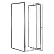 Flexi stenska kotna tuš kabina 90x90 cm brez tuš pladnja