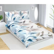 Bellatex Satenaste rjuhe Jesensko modra , 140 x200 cm, 70 x 90 cm