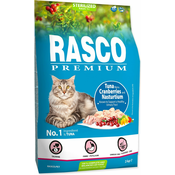 Krmilo Rasco Premium Sterilized tuna z brusnico in kapucinko 2kg