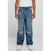 Mens Distressed 90s Jeans Blue
