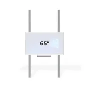 Posuv Universal Basic / PYLON – 65;;Vertikálny posuv pre 65 TV s max hmostnosť 54,5kg na pylónových stĺpoch