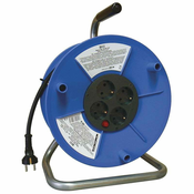ROLETA - PVC VODNIK EMOS 25M 3X2.5 H05VV-F 4X ŠUKO vtičnica IP20