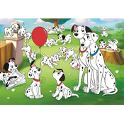 Clementoni Puzzle Disney: 101 dalmatinec MAXI 24 kosov
