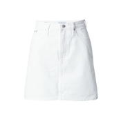 Traper suknja Calvin Klein Jeans boja: bijela, mini, pencil