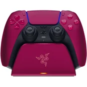 Razer hitra polnilna postaja za PlayStation 5 kontroler rdeče barve