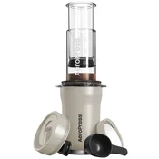 Aeropress Go Plus komplet kavni aparat + termo vrček + papirnati filtri 45 kosov + zložljivo mešalo + merilna skodelica za smetano 300 ml (85276082523)