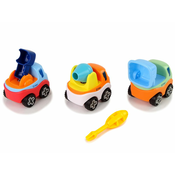 slomart Set 3 gradbenih vozil LEAN TOYS za razstavljanje s izvijačem