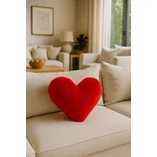 Aberto Design Dekorativni jastuk Heart, 38x33x9 cm, Crveni