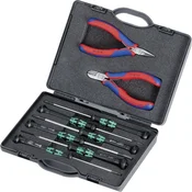 Knipex komplet klešta za elektroniku sa Wera odvijacima 8 delova 00 20 18 ( 00 20 18 )