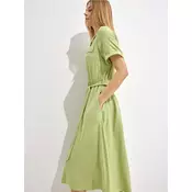 Mohito - Srajčna obleka midi - zelena