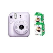 FujiFilm Fotoaparat Instax Mini 12 Lilac Purple Bundle + 2 filma