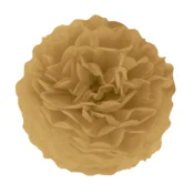 Papirnat pompon – rjav, 35 cm