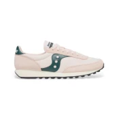 Saucony za moške. S70884-15 Usnjene superge Trainer 80 roza (40), Ravna stran, Čipke, Priložnostno