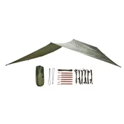 shumee Ponjava Bushmen easy Tarp 2x3 zelena 2,0x2,9 m, 19 zank s pripomočki