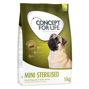 Snižena cijena! 1 kg / 1,5 kg Concept for Life - Mini Sterilised (1,5 kg)
