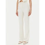 PINKO Hlače iz tkanine 104690 A213 Z07 Bela Regular Fit