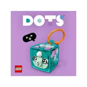 Lego Dots Bag Tag Narwhal