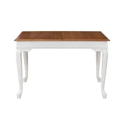 Hanah Home Trpezarijski sto na razvlacenje Albero29, 80x75-160 cm, Smede-beli